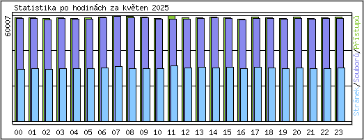 Statistika po hodinch